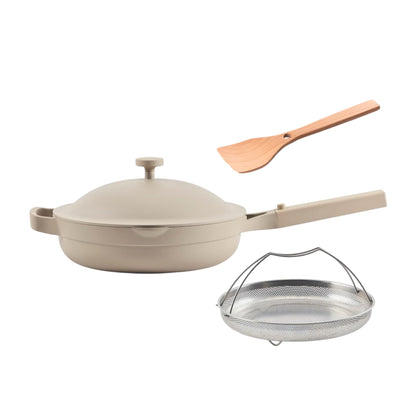 Always Pan 2.0 – 27Cm (2.5L) Nonstick, Toxin-Free Ceramic Cookware | Patented 10-In-1 Aluminum Frying & Sauté Pan | Safe for Oven, Induction & All Cooktops up to 232°C | Steam