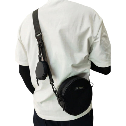 2Pcs Men’s Crossbody & Shoulder Bag Set – Travel Mini Bags