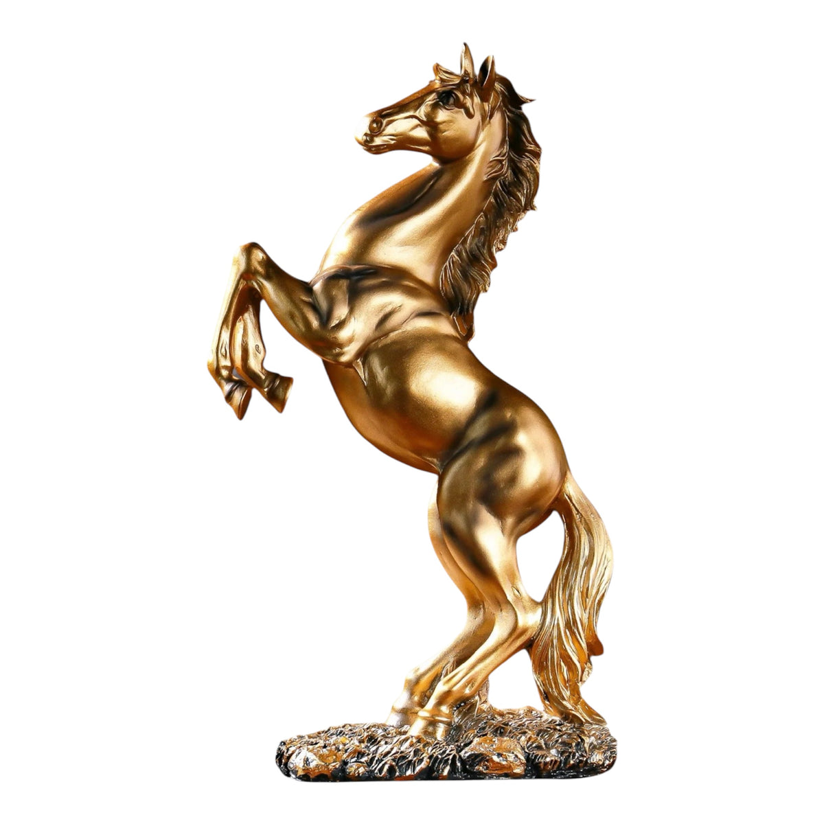 European Style Victory Horse Statue – Resin Home Decor Figurine