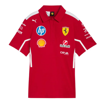 Scuderia Ferrari F1 PUMA 2025 Team Kids Poloshirt