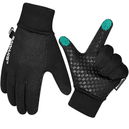 Kids Warm Winter Gloves Running Cycling Gloves Touch Screen Thermal Children Mittens Windproof Outdoor Anti-Slip Riding Sports Gloves Football Walking Ski for Boys Girls