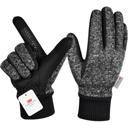 3M Thinsulate Winter Gloves - Men & Women, -10°F Thermal, Touchscreen, Anti-Slip, Cycling, Skiing, Running, Hiking, Driving, Outdoor Sports