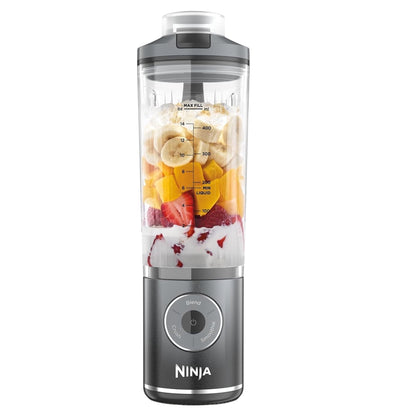 Blast Max Portable Blender, 570Ml, Rechargeable Battery, Blending Cup & Leak-Proof Lid, 3X Blend Functions, Makes Smoothies, Protein Shakes, Blends Ice & Frozen Fruit, Cool Grey BC251EUGY
