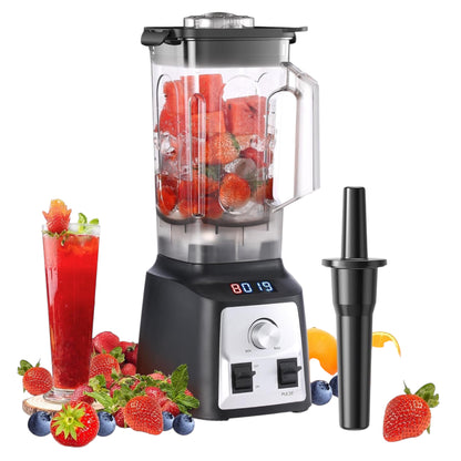 Enfmay Blender Smoothie Maker, 2000W Powerful Blender for Kitchen with 2L Bpa-Free Tritan Container, 8 Sharp Blades with 30000 RPM High-Speed Jug Blender, Professional Smoothie Maker for Ice/Nut