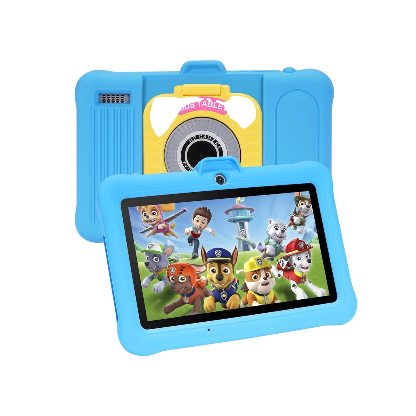 TABTIVI 7 Inch Android Kids Tablet, 8 (3+5) GB RAM, 64GB ROM (TF 128GB), GMS Certified, Pre-Installed Apps, Educative, Parental Control, Wifi
