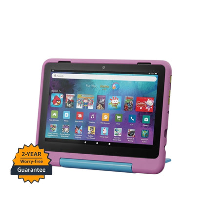 Fire HD 8 Kids Pro Tablet (Newest Gen), Ages 6–12 | 3 GB Memory, Includes Ads-Free Books, Games and Videos That Children Love, 8" HD Screen, Parental Controls, 13-Hr Battery, 32 GB