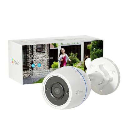 EZVIZ Outdoor Camera 30M Night Vision, CCTV System Wi-Fi Home Security Camera Surveillance, 1080P FHD, Smart Motion Detection, IP67 Waterproof, 256GB SD Card/Cloud Storage, Alexa/Google Control|C3Tn