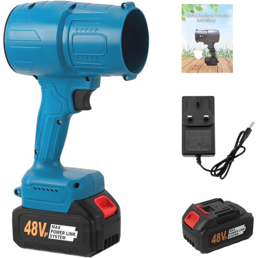 Cordless Leaf Blower Small Portable Leaf Blower 38000RPM High-Power Blower with 21V Battery & 1 Fast Charge, Handheld Electric Blowing for Home Cleaning Leaf Blowing, Car, Garden, Corner Dust Cleaning