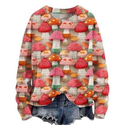 Christmas Jumpers Knit Sweater Sweatshirts Crewneck Oversized Sweatshirt Ladies Xmas Pullover