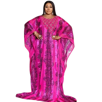 Customized African Maxi Dress for Women – 2025 Fall Dashiki Abaya Boubou Style (Delivered within 2-3 weeks from the day of purchase)