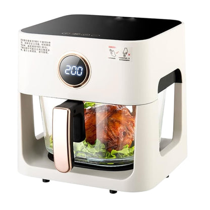 Air Fryer, Smart Digital 4L Electric Oven with Touch Screen 1200W - Rapid Air Circulation for Baking, Roasting, Grilling, Dehydrating