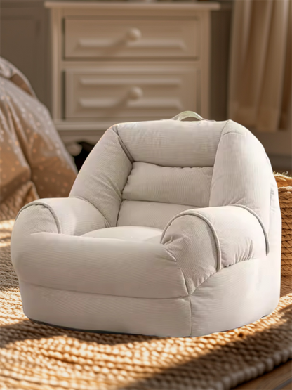 Lazy Nest Sofa Chair – Flannel Finish | Removable & Washable Cover | Modern Compact Design