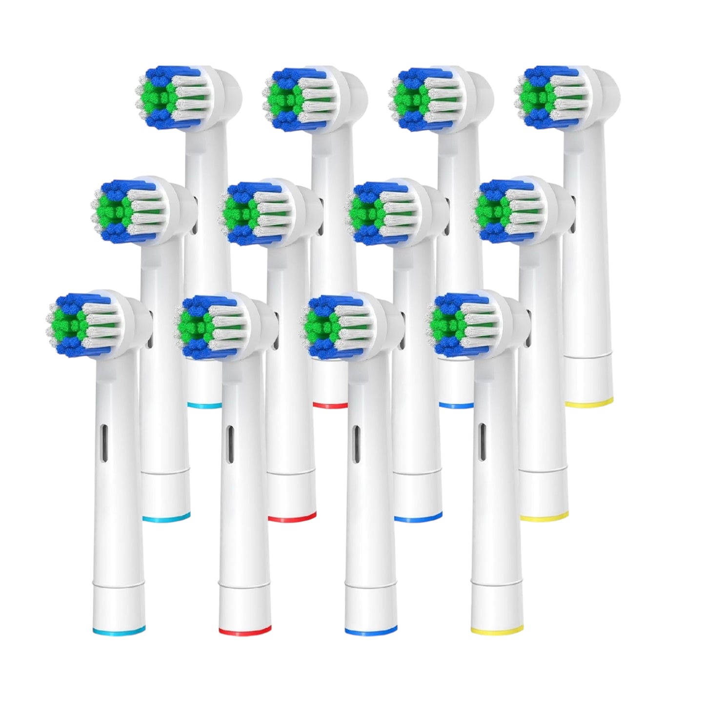 GENKENT Replacement Toothbrush Heads Compatible with Oral B Braun, 12 Pcs Professional Electric Brush Heads Compatible with Oral B Replacement Heads Refill 7000/Pro 1000/9600/500/3000/8000