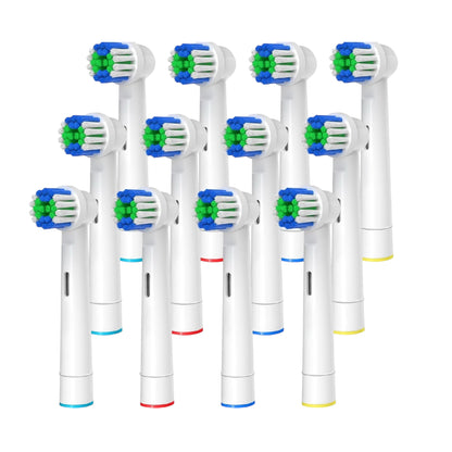 GENKENT Replacement Toothbrush Heads Compatible with Oral B Braun, 12 Pcs Professional Electric Brush Heads Compatible with Oral B Replacement Heads Refill 7000/Pro 1000/9600/500/3000/8000
