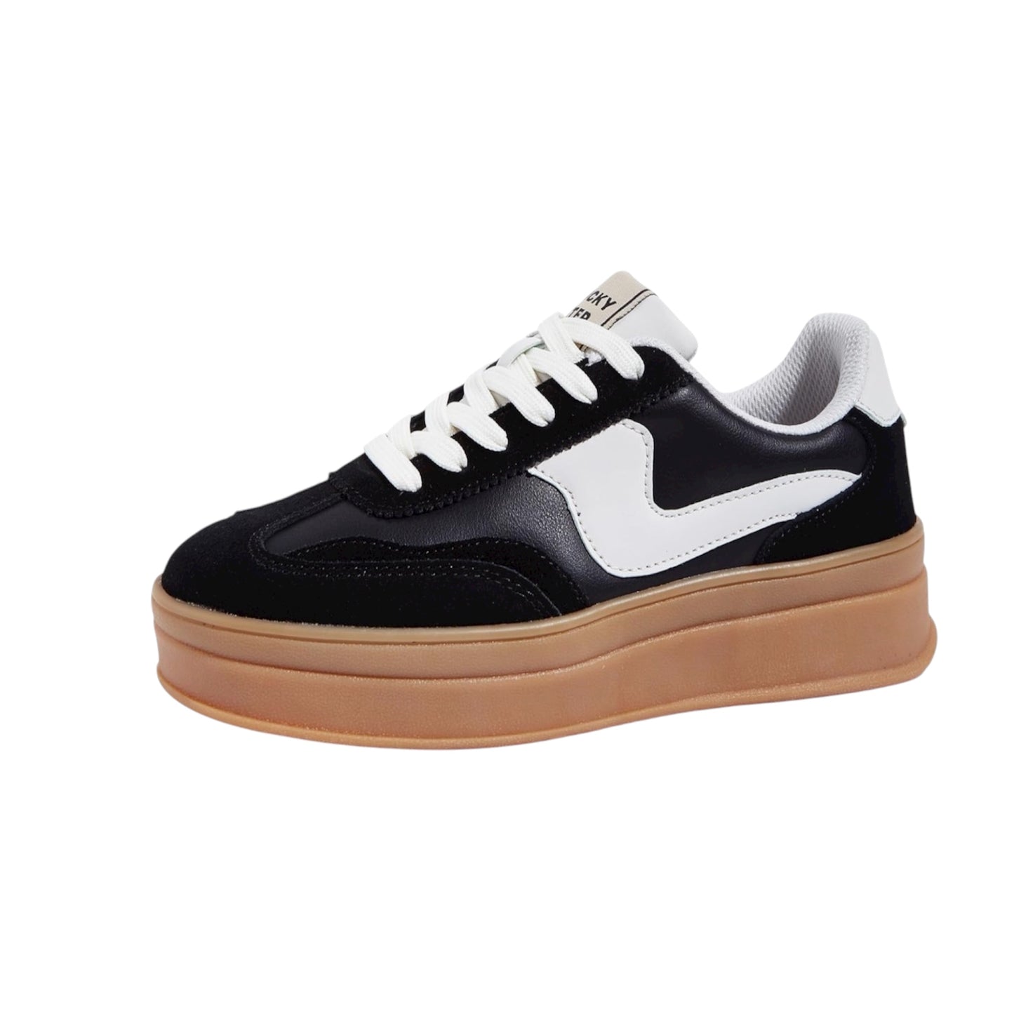 LUCKY STEP Women's Platform Trainers Sneakers Walking Shoes
Comfortable, Fashion, Chunky, Casual, Lace-Up, Stitch Detailing, Everyday, Footwear