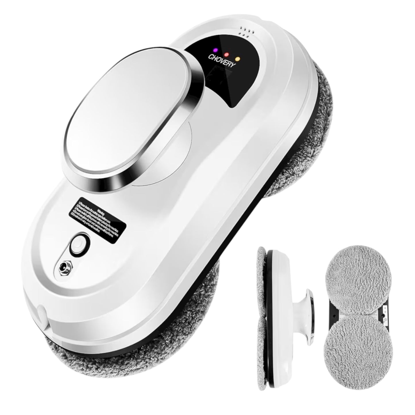 CHOVERY CL.1 Robot Glass Cleaner, Remote Control, Deep Cleaning, Intelligent Edge Detection System, Suitable for Windows, Tiles, Bathrooms (White)