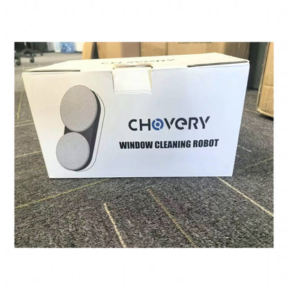 CHOVERY CL.1 Robot Glass Cleaner, Remote Control, Deep Cleaning, Intelligent Edge Detection System, Suitable for Windows, Tiles, Bathrooms (White)