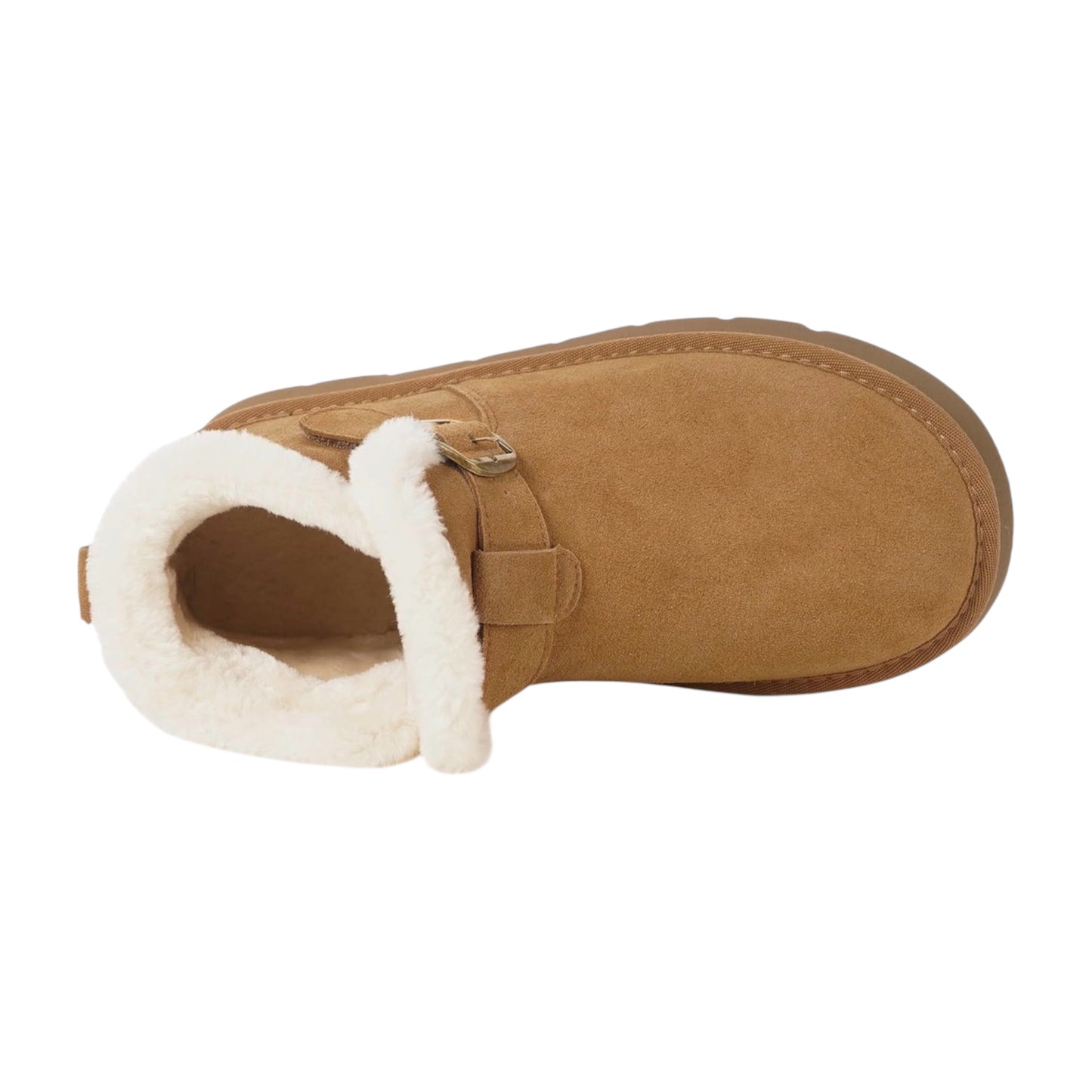 Dokela Women Snow Boots Winter Warm Fur Lined Ladies Casual Ankle Booties Shoes Slip On Outdoor Zip Flat