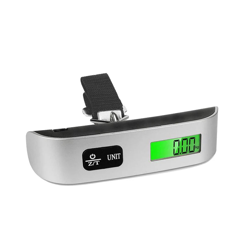 Portable Scale Digital LCD Display 110Lb/50Kg Electronic Luggage Hanging Suitcase Travel Weighs Baggage Bag Weight Balance Tools