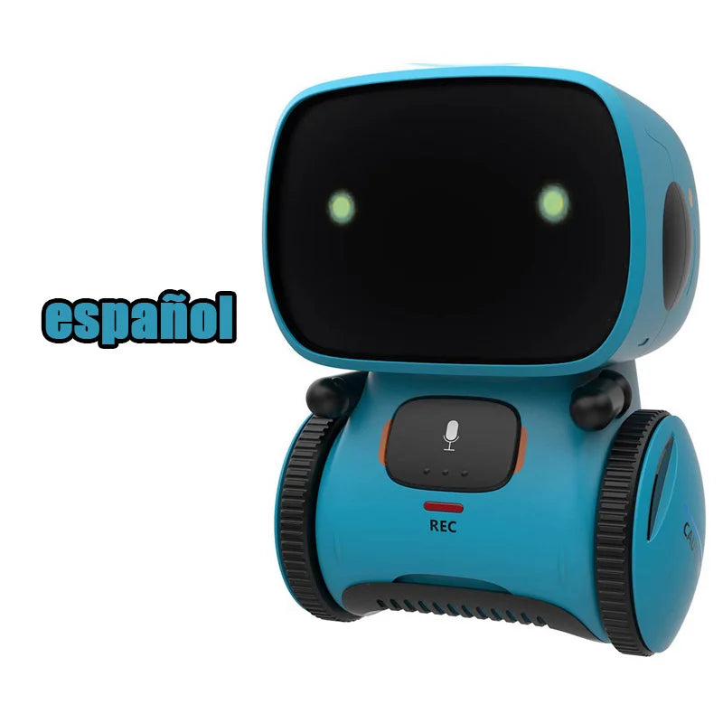 Toy Robot Intelligent Robots Russian & English & Spanish Version Voice & Touch Control Toys Interactive Educational RC Robot
