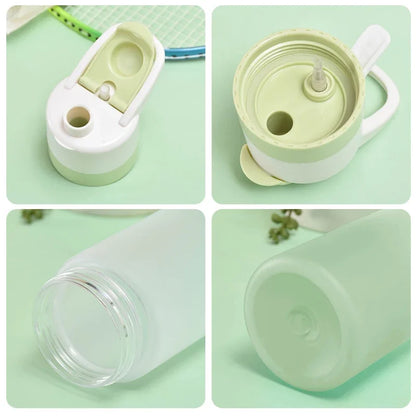 650ML Water Bottle for Girls Outdoor Sport Travel Bottles Large Capacity Spray Bottle BPA Free Drinkware Travel Bottles Gift Cup