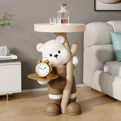 Light Luxury, Bear Shelves, Living Room, Storage, Floor, Ornaments, Home Decoration, TV Cabinet, Sofa, New Home, Gifts