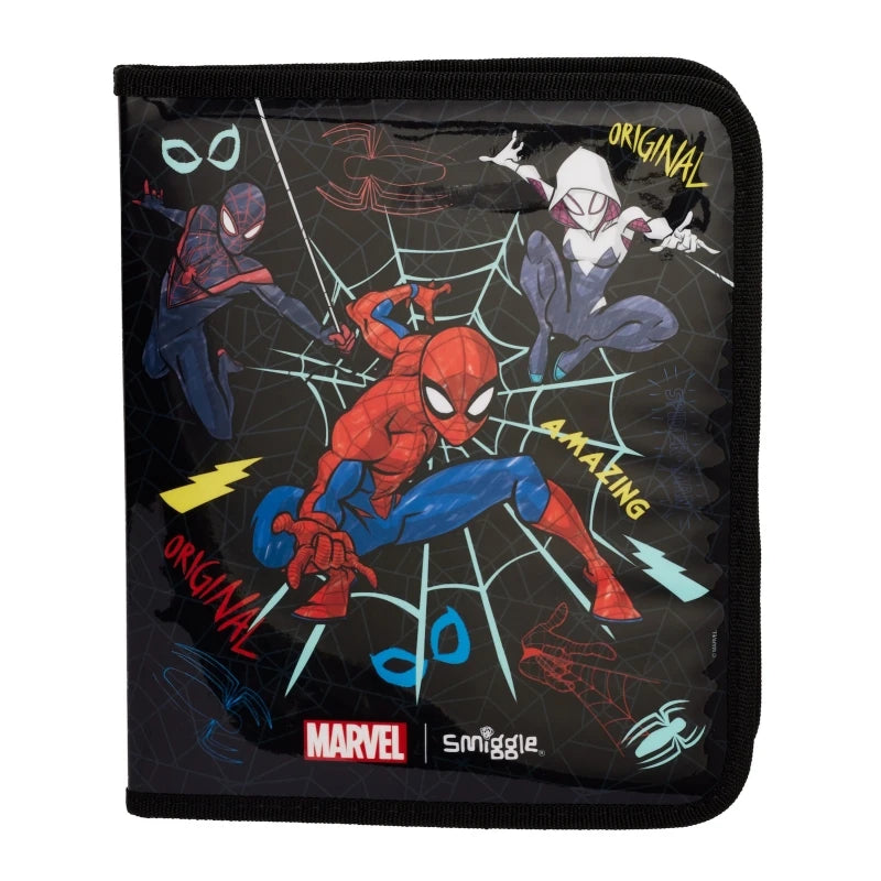 Smiggle Marvel Spider-Man Children Stationery Student School Bag Lunch Bag Lunch Box Wallet Pencil Box Water Cup Student Gift