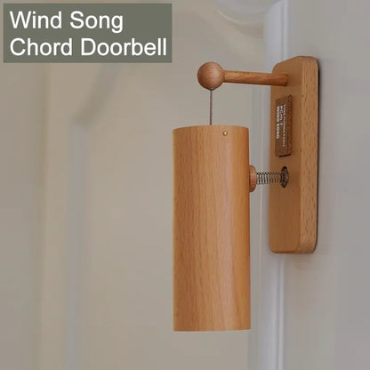 432Hz Door Opening Wood-Made Doorbell Chime Music Chords Door Bell Chimes for Home Business Entrance Fridge Housewarming Gift
