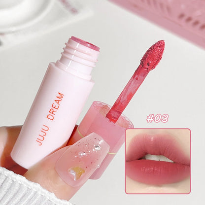 Soft Mist Milk Coffee Small Milk Tube Lip Glaze Air-Sensitive White Mist Velvet Matte Lip Glaze Lipstick