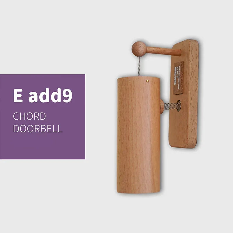 432Hz Door Opening Wood-Made Doorbell Chime Music Chords Door Bell Chimes for Home Business Entrance Fridge Housewarming Gift