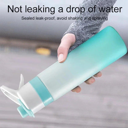 650ML Water Bottle for Girls Outdoor Sport Travel Bottles Large Capacity Spray Bottle BPA Free Drinkware Travel Bottles Gift Cup