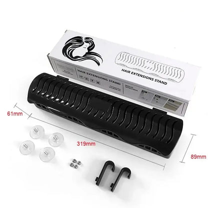 Hair Extension Holder Wigs Display Hair Styling Weaving Wig Storage Rack for Barber Hair Extension Stand