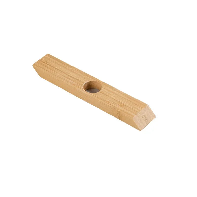 Wooden Balanced Wine Bottle Rack Home Creative Hanging Bamboo Wine Bottle Rack Club Display Rack Decoration