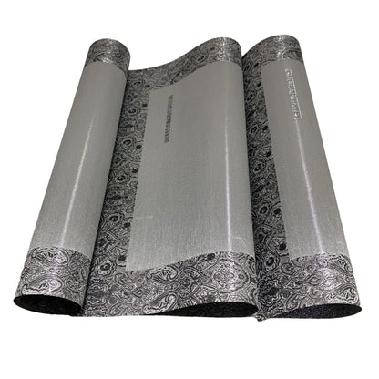 Original Swiss Jacob Hayes Gele 2025 Nigerian Platinum Headtie Luxurious Artisanal Headwrap Wedding Festival Dress Collocation