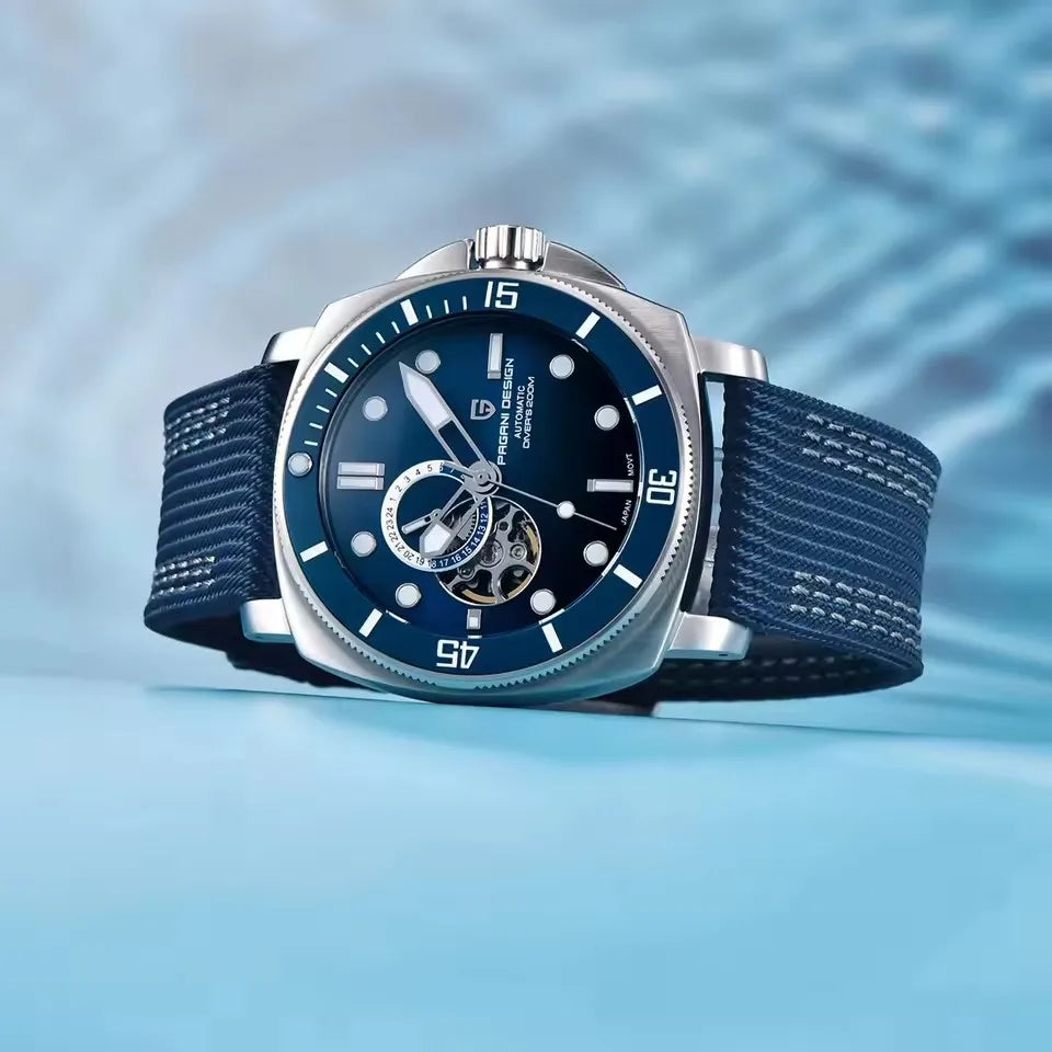 2024 Original 43MM Men'S Automatic Mechanical Watch NH39 200M Waterproof AR Sapphire Mirror Watches for Men ﻿