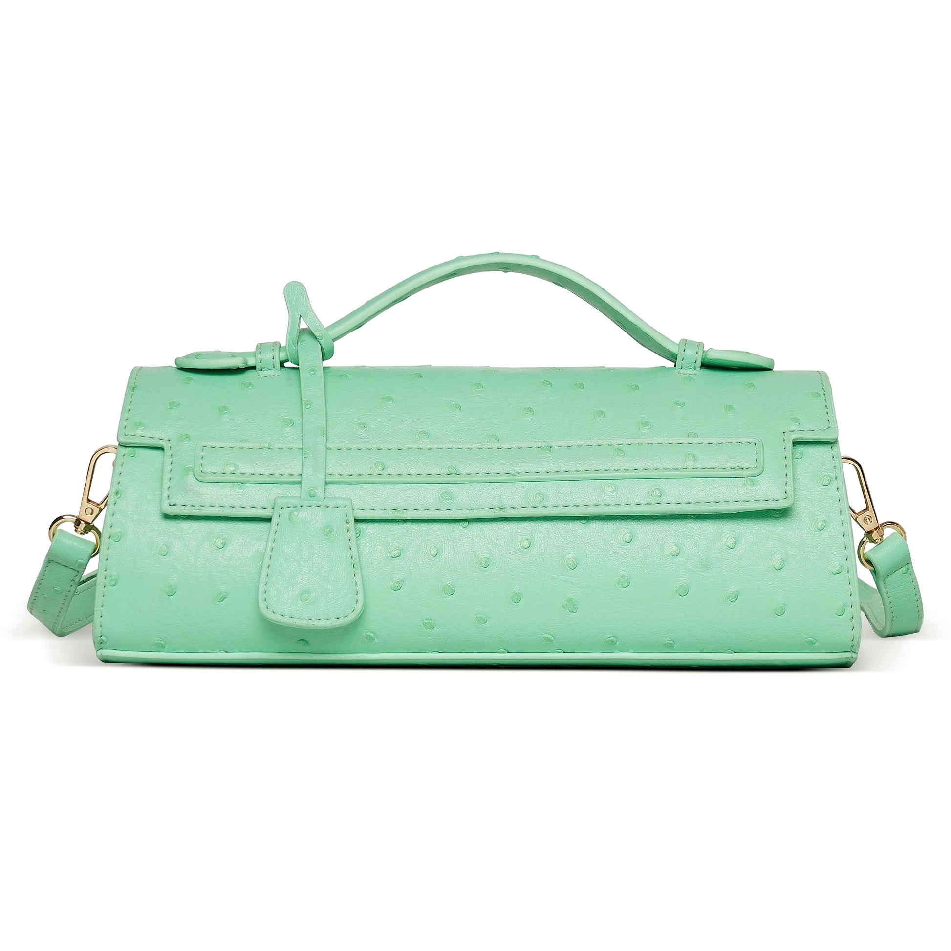 Hot Brand Design Ostrich/Snake Print Women Bag Handbag Ladies Handbags Fashion Luxury Brands Women'S Long Handbags Shoulder Bags