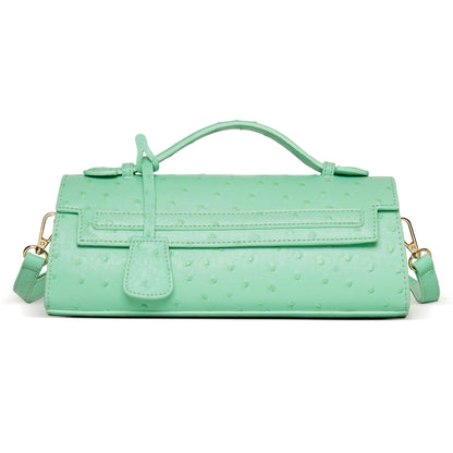 Hot Brand Design Ostrich/Snake Print Women Bag Handbag Ladies Handbags Fashion Luxury Brands Women'S Long Handbags Shoulder Bags