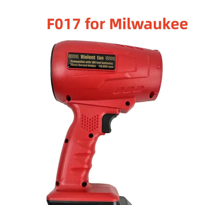 Turbo Jet Fan for Dewalt/For Makita/For Milwaukee Battery Air Duster Brushless Motor Electric Air Blower Power Tool for Cleaning