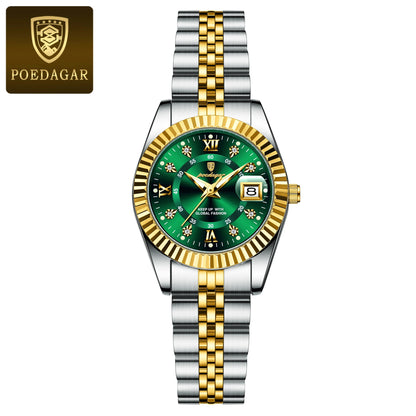 Luxury Watch for Woman Luminous Waterproof Date Stainless Steel Ladies Watch Fashion Casual Quartz Women'S Watches Gift