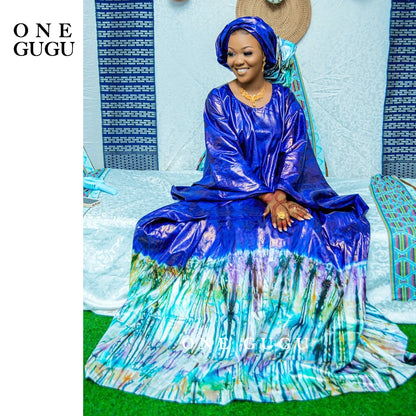 First Quality Printed African Traditional Basin Riche Dashiki Wedding Dress Origianl Nigeria Perfumed Bazin Rich Boubou Robe