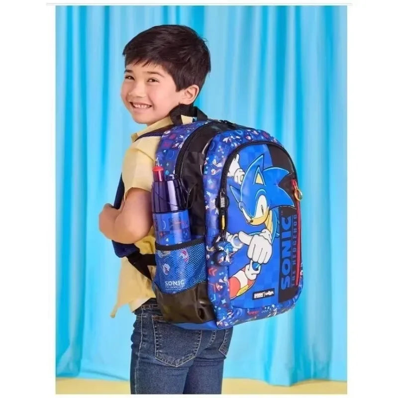 Original Australian Smiggle Elementary School Bag Leisure Bule Cartoon Anime Backpack Lunch Bag