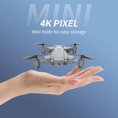 Mini Drone 4K HD Camera Aerial Aircraft Air Pressure Fixed Height Folding Pocket Remote Control Airplane Toys for Kids Gift