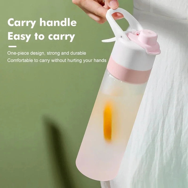 650ML Water Bottle for Girls Outdoor Sport Travel Bottles Large Capacity Spray Bottle BPA Free Drinkware Travel Bottles Gift Cup