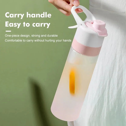 650ML Water Bottle for Girls Outdoor Sport Travel Bottles Large Capacity Spray Bottle BPA Free Drinkware Travel Bottles Gift Cup