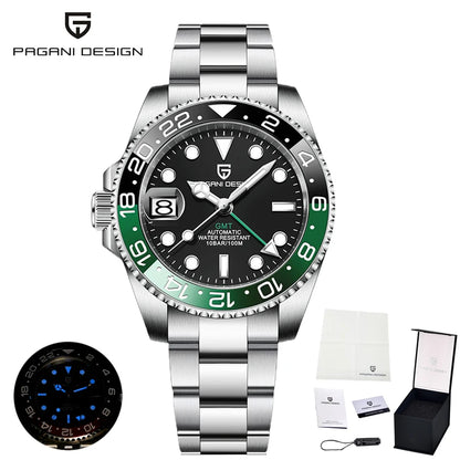 2025 New  Top Mechanical Automatic Watch Sports Rubber Diver Series Watch Luminous Date Display Watches for Man