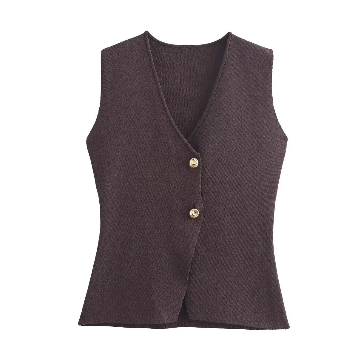 2025 Women Skirt Set Wine Red Knitted V-Neck Sleeveless Slim Vest +Solid High Waist Zipper Patchwork Long Skirt Street