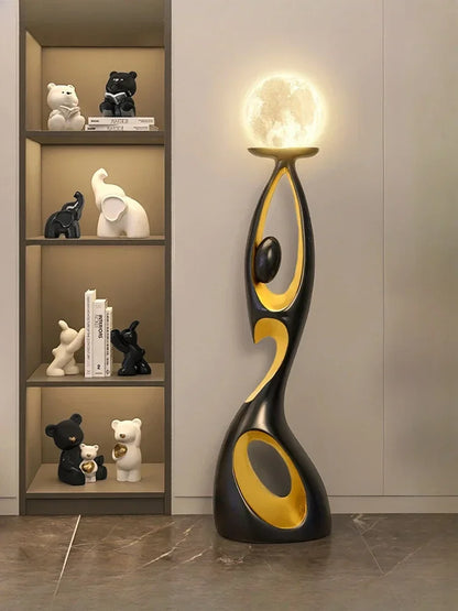 Creative Home Decor Abstract Dancing Figures Light Luxury Living Room Porch Decoration Sculpture Modern Nordic Indoor Ornaments