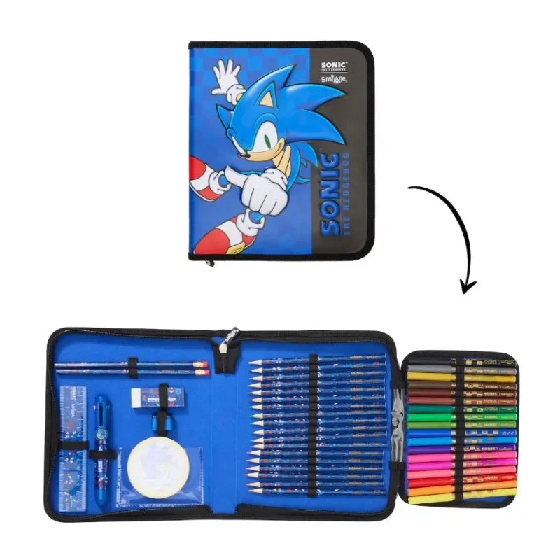 Original Australian Smiggle Elementary School Bag Leisure Bule Cartoon Anime Backpack Lunch Bag