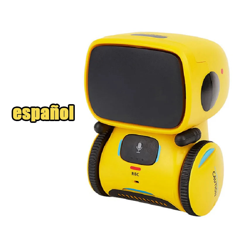 Toy Robot Intelligent Robots Russian & English & Spanish Version Voice & Touch Control Toys Interactive Educational RC Robot