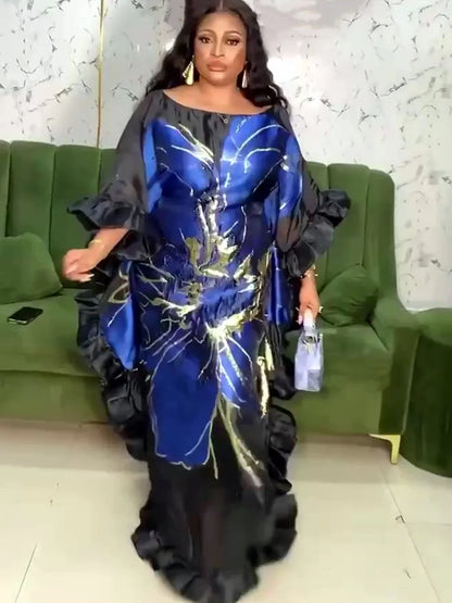 African Dresses for Women Traditional Africa Clothing Dashiki Ankara Outfits Gown Abayas Robe Muslim Kaftan Maxi Long Dress 2025
